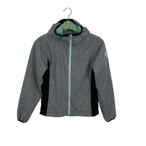 Killtec Girls Jacket 12‎ Gray Zip Up Waterproof Windproof Outdoor Winter